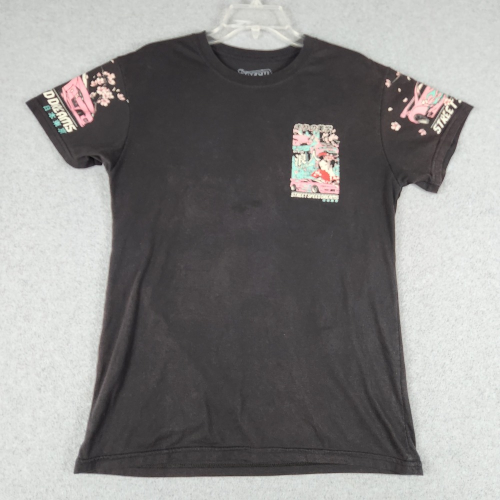 Fresh Laundry T-Shirt Mens M Black Street Speed Dreams JDM Tokyo Ronin Graphic